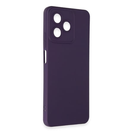 Realme C53 Kılıf Nano İçi Kadife Silikon - Mor
