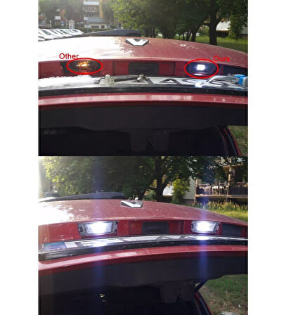 2 Adet Sofit Led Aydınlatma Tavan Plaka Oto İç Aydınlatma Süper Güçlü Beyaz Işık 39mm