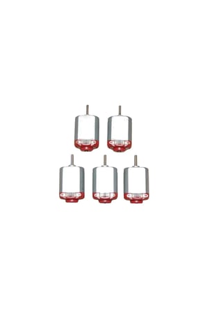 DC Motor 3V Yassı (130 Tip) - Hobi ve Fen Deney Motoru - 5'li Paket