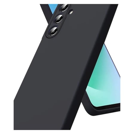Samsung Galaxy A57 5g Nano İçi Kadife Silikon - Siyah