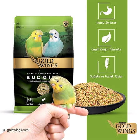 Gold Wings Premium Muhabbet Yemi, 1 Kg