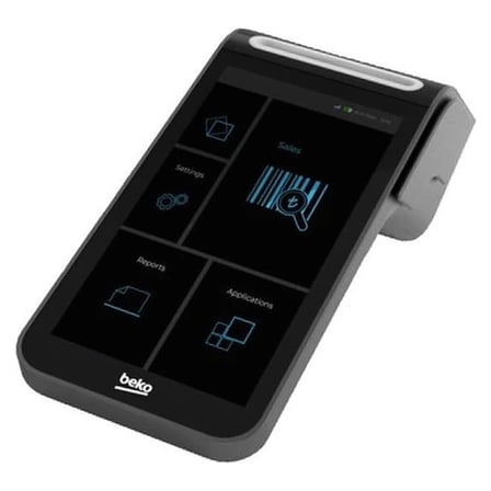 Siyah Renk Beko 400 Tr Temassız Android Pos Cihazı Gelişmiş Özellikler ile