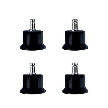 Bekleme Ayak Geçmeli Pimli - 50MM - Siyah 11MM HKS282 - 4 Adet