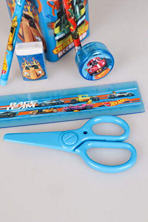 DEKOMUS İLE LİSANSLI HOT WHEELS FULL METAL KALEMLİK (MASAÜSTÜ ORGANİZER)KIRTASİYE SETİ