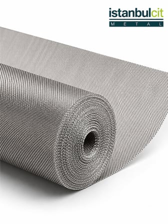 İstanbul Çit Metal 304 Paslanmaz Mesh Elek Teli 200 Mesh 0,05 mm Tel Kalınlığı 100 cm x 30 m