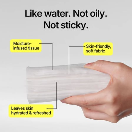 The Perfect Cleansing Tissue Plus - Tek Adımda Cilt ve Makyaj Temizleme Mendili