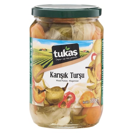 4 Adet Tukaş Karışık Turşu 680 G