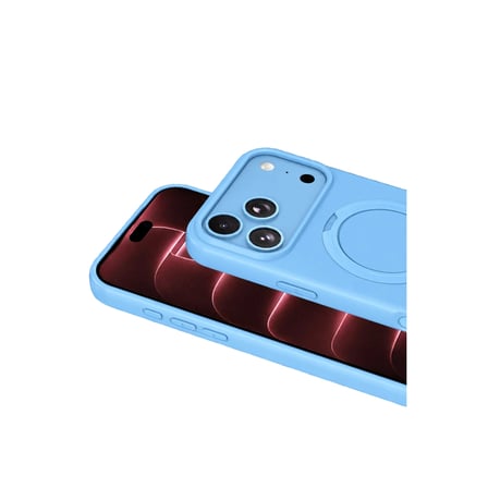 Newface Apple İphone 18 Pro Regal Magsafe Standlı Kapak - Sierra Blue