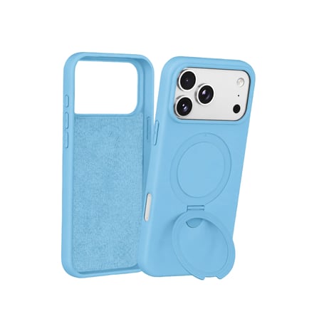Newface Apple İphone 18 Pro Regal Magsafe Standlı Kapak - Sierra Blue