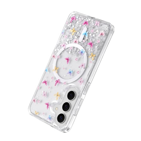 Onegif Samsung Galaxy S26 Misk Simli Magsafe Kapak - Desen 4