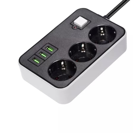 3 USB’li 3’lü 1.8 m Akım Korumalı Priz (2)