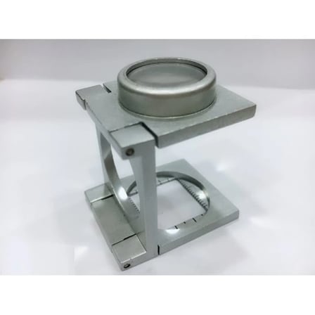 20 Mm Büyüteç Lup Dokumacı Büyüteci Full Çelik Katlanabilir Th9007a