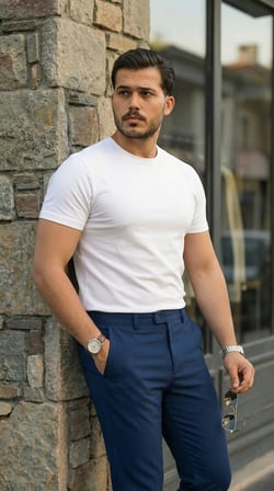 Modi Green Erkek Slim Fit Dilli Kumaş Pantolon