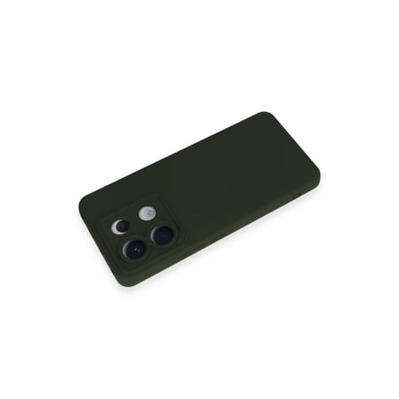 Xiaomi Redmi Note 13 Pro 5g Kılıf Nano İçi Kadife Silikon - Koyu Yeşil