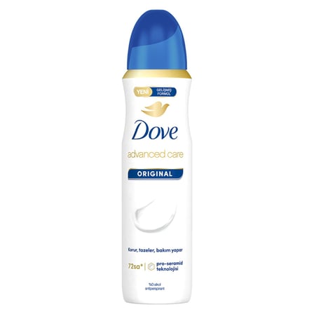 3 Adet Dove Original Sprey Deodorant 150 Ml