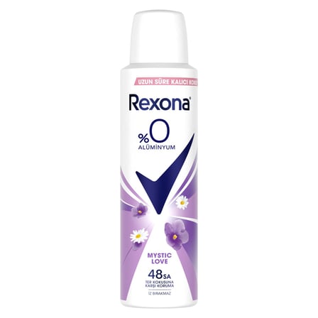 4 Adet Rexona Mystıc Love %0 Alüminyum Deodorant 150 Ml