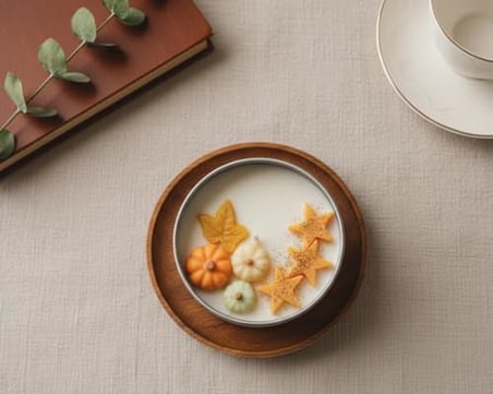 El Yapımı Sonbahar & Yılbaşı Temalı Kokulu Mum Balkabağı ve Yıldız Figürlü Dekoratif Mum Ev Dekoru