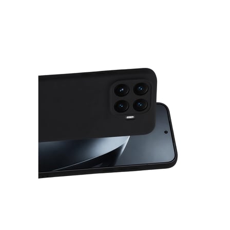 Xiaomi Mi 17t Nano İçi Kadife Silikon - Siyah