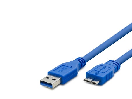 Usb 3.0 To Micro-B 3.0 Kablosu 1 M - Mavi HDX7510