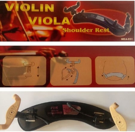 Fom Viola &amp; Keman Yastığı, Scale (3/4-4/4), Shoulder R Mae-051 (Wolf Tip)