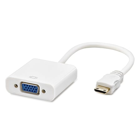 Hdmı Mını To Vga F Çevirici 1080P Beyaz HDX7771