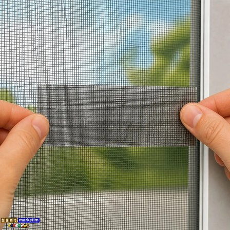 Sineklik Tamir Bandı 50mm x 2m Kendinden Yapışkanlı Yama Bandı Delik ve Yırtık Onarım