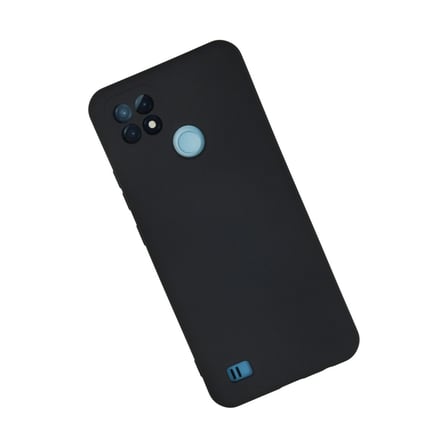 Realme C21 Kılıf Nano İçi Kadife Silikon - Lacivert