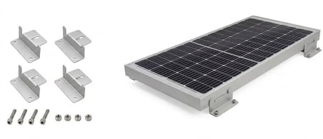 MLFR-ZJ-10 Metal Güneş Paneli Braketi (BEYAZ) 100MM