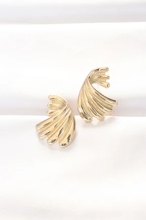Pirinç Gold Renk Küpe TJ-BKP8883