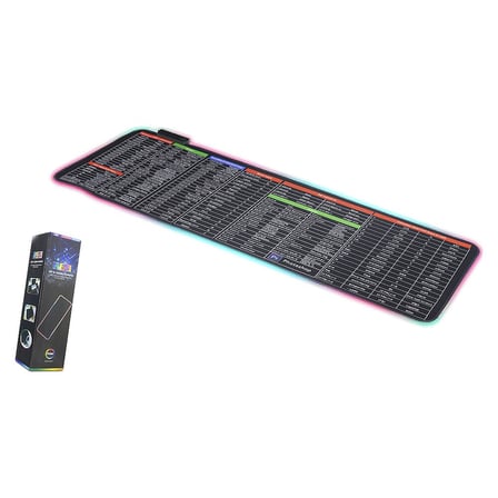 Rgb Mouse Pad 300 X 800 Mm Pc Kısayollar ZR1003