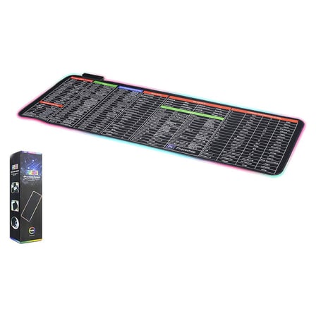 Rgb Mouse Pad 300 X 800 Mm Pc Kısayollar ZR1003
