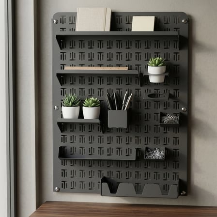 Hamton OfficeBoard Wall 7050 - Metal Duvar Organizeri Beyaz