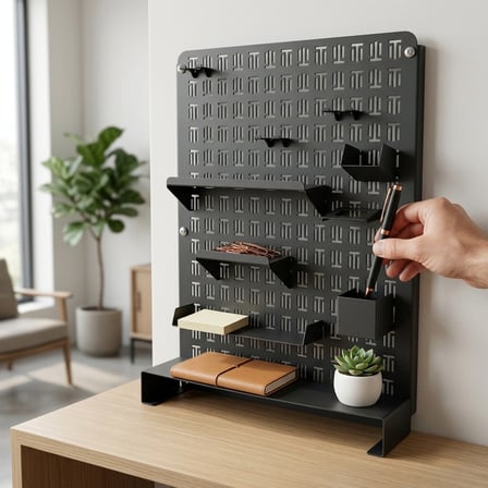 Hamton OfficeBoard Wall 7050 - Metal Duvar Organizeri Beyaz