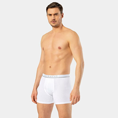 Cacharel Erkek Likralı Boxer 1315/Beyaz