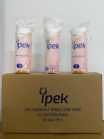Makyaj temizleme pamuğu 70 adet x 30 paket
