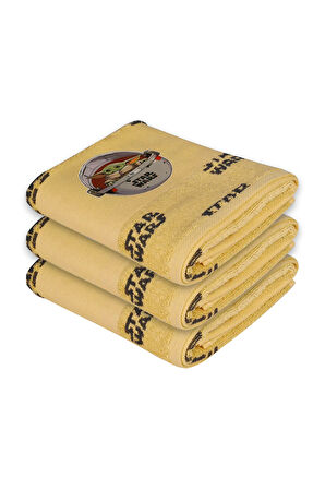 Özdilek Starwars Mandalorian 50x80 Cm El-Yüz Havlusu 3'lü