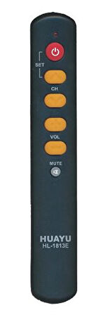 Huayu HL-1813E V2 6 Tuşlu Kopyalanabilir TV/STB/DV/DVB Kumandası