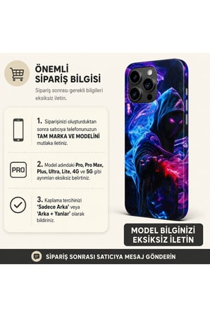 Neon Ruhlar — Tüm Telefonlara Uyumlu Kaplama | Sipariş Sonrası Marka ve Modelinizi İletiniz