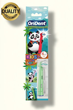 Panda Kids - Çocuklara Özel Oral B Uyumlu 12 Adet Yedek Başlık – Nazik Temizlik ve Diş Eti Koruması