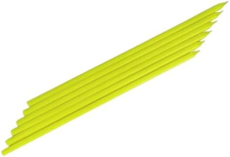 Fosforlu Sarı Çubuk Mum 20 cm 6 Adet