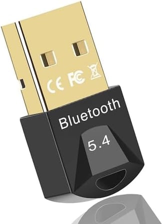 PX-BTU54 Bluetooth 5.4 Nano USB Adaptör, PC Notebook Laptop İçin Mini Bluetooth V5.4 Dongle, Kulaklık Hoparlör Klavye Mouse Gamepad Bağlantı Adaptörü, Windows 11/10 Uyumlu