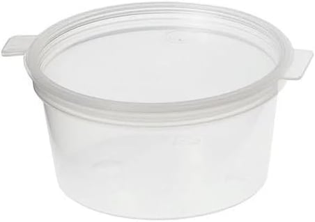 SPELT 30cc Sert Plastik Mini Kavanoz Eşya Kabı Kapaklı Küçük Ürün Kutusu Sos Kabı 50'li