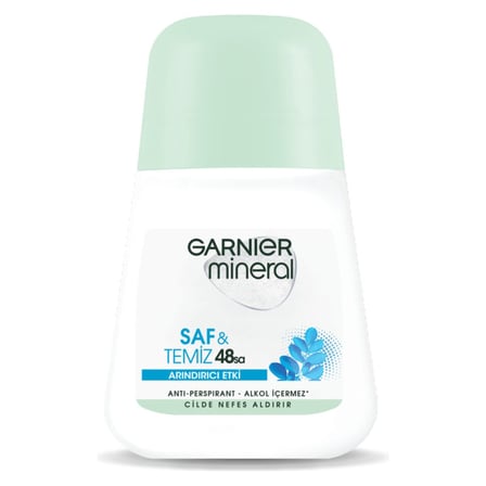 4 Adet Garnier Mineral Saf&Temiz Roll-On 50 Ml
