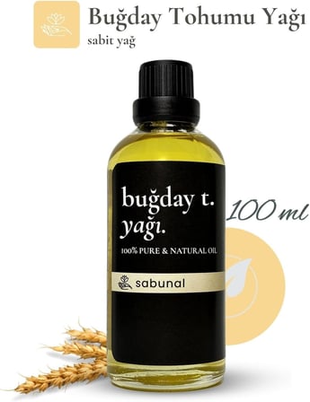 Buğday Tohumu Yağı 100 ml - Cilt ve Saç Uçları İçin Yoğun Yumuşaklık