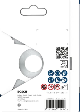 Professional Accessories Best Serisi Seramik için, Extra Temiz Kesim Turbo Segman Elmas Kesme Diski 115 mm