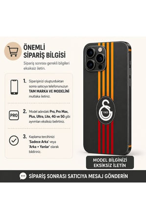 Aslan 1905 Şerit — Tüm Telefonlara Uyumlu Kaplama | Sipariş Sonrası Marka ve Modelinizi İletiniz