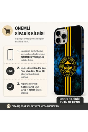 Sarı Lacivert 2 — Tüm Telefonlara Uyumlu Kaplama | Sipariş Sonrası Marka ve Modelinizi İletiniz