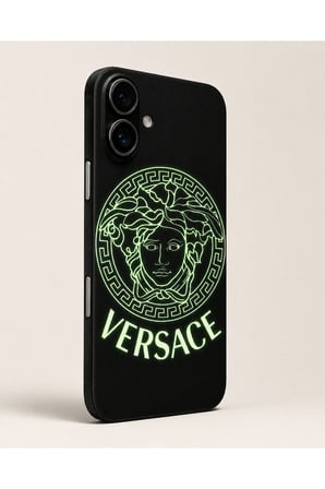 Fosforlu Medusa Siyah — Tüm Telefonlara Uyumlu Kaplama | Sipariş Sonrası Marka ve Modelinizi İletiniz