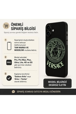 Fosforlu Medusa Siyah — Tüm Telefonlara Uyumlu Kaplama | Sipariş Sonrası Marka ve Modelinizi İletiniz