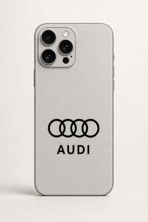 Gümüş Audi — Tüm Telefonlara Uyumlu Kaplama | Sipariş Sonrası Marka ve Modelinizi İletiniz